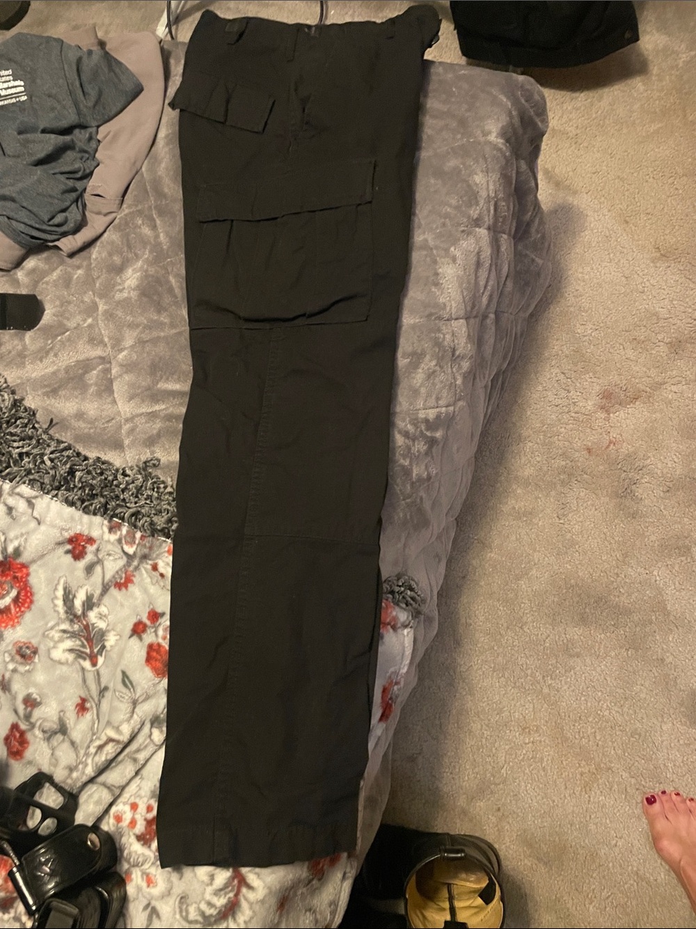 Propper Black Tactical Cargo Pants - Multiple Pockets
